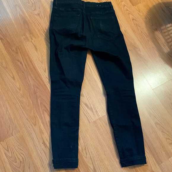 Garage high rise black ripped jeans size 5 - Picture 4 of 4